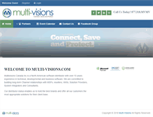 Tablet Screenshot of multi-visions.com